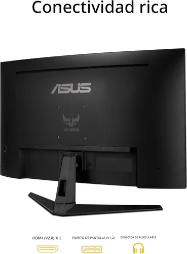 Miniatura 6 de ASUS TUF Gaming - Monitor curvo HDR de 32 pulgadas 1440P (VG32VQ1B) QHD (2560 x 1440), 165 Hz (admite 144 Hz), 1 ms, ELMB, altavoz, FreeSync