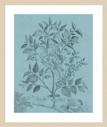Miniatura 13 de Amanti Art Vision Studio - Póster enmarcado de 24 x 20 pulgadas, diseño botánico en V verde azulado por Vision Studio, arte de pared de naturaleza