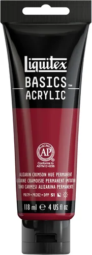Miniatura 115 de Liquitex BASICS Pintura Acrílica, Botella de 400ml (13.5 oz), Blanco Titanio Titanio Blanco