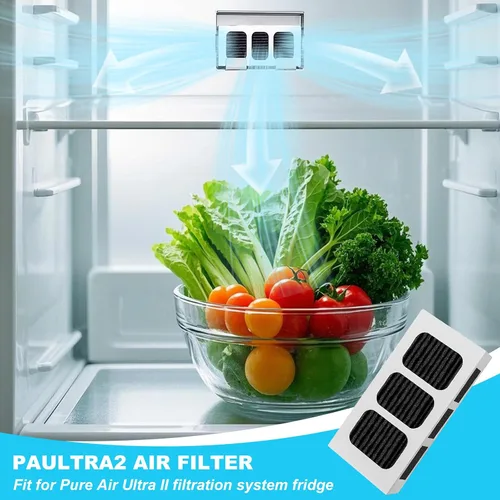 Miniatura 5 de Paultra2 Filtro de aire para refrigerador, repuesto del filtro de aire para refrigerador compatible con Frigidaire Pureair Ultra 2, Pure Air Ultra