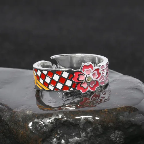 Miniatura 4 de LANMENSY Demon Slayer Anillos de anime Joyería original de plata de ley 925 "All24 estilos" nuevo Tamaño ajustable Kimetsu No Yaiba Cosplay Moda