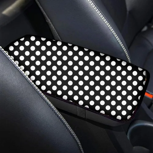 Miniatura 21 de Accesorios interiores de lunares Funda protectora universal para reposabrazos de consola central Protector de vehículo suave y cómodo