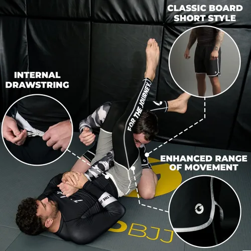 Miniatura 3 de Gold BJJ Pacific Short - Pantalones cortos de lucha Jiu Jitsu No-Gi