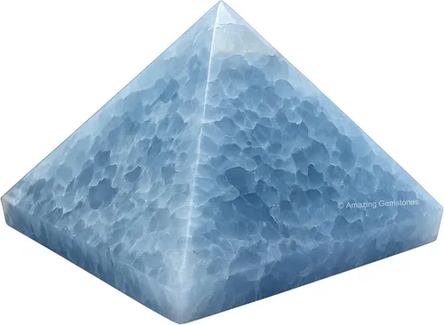 Miniatura 87 de Piedras Curativas de Cristal de Pirámide de Cuarzo Claro de Amazing Gemstone - Figura de Gran Pirámide de 2" de Piedra Natural para Meditación