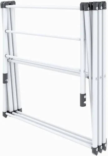 Miniatura 8 de Honey-Can-Do 3-Tier Folding Metal Clothes Drying Rack - Portable Accordion Laundry Drying Stand - 16 Ft Drying Capacity - Compact Space-Saving