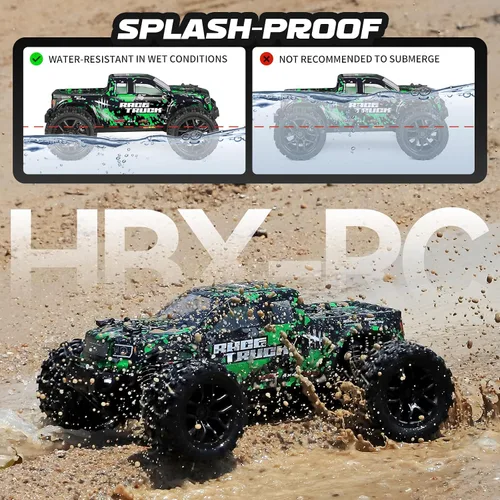 Miniatura 9 de HBX 1:18 Auto a escala todo terreno a control remoto 18859E, 30+MPH alta velocidad 4WD vehículo eléctrico con controlador de radio de 2.4 GHz