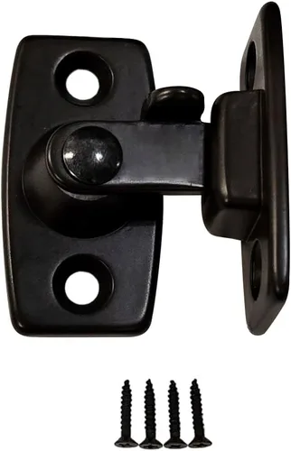 Miniatura 33 de QCAA Barra de obturador/pestillo de puerta de latón macizo, 7/8" x 2-3/32", latón pulido, paquete de 2, fabricado en Taiwán
