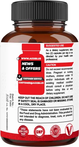 Miniatura 8 de agobi Suplementos de berberina de 500 mg con Gymnema Sylvestre - Fórmula súper concentrada para el sistema inmunológico, la salud de la circulación