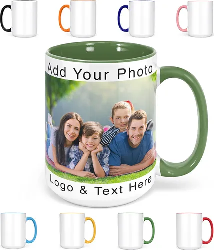 Miniatura 12 de Taza personalizada con texto en inglés "I Love You", regalos personalizados para parejas, regalos románticos con fotos para el día de San Valentín