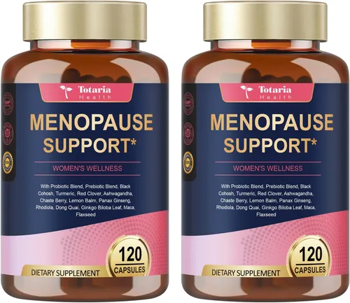 Miniatura 9 de Suplementos de menopausia 40 en 1 para mujeres, multibeneficio y cohosh negro completo para sofocos, sudores nocturnos y equilibrio hormonal