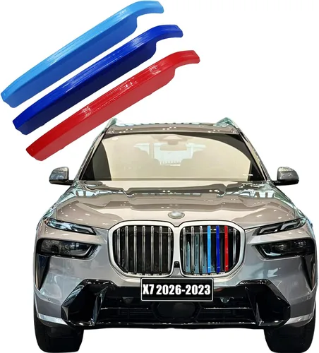 Miniatura 8 de Insertos de Parrilla Automotriz para BMW X7 G07 2019-2022 7 Rejillas, Accesorios para Parrilla Frontal
