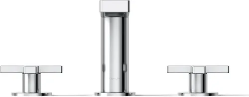 Miniatura 9 de Kohler 73060-3-CP Composed Grifo de lavabo de baño con asas cruzadas, 1.2 gpm, cromo pulido