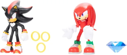 Miniatura 4 de Sonic, el erizo - Pack de 2 figuras de acción de 4 in de Knuckles y Shadow