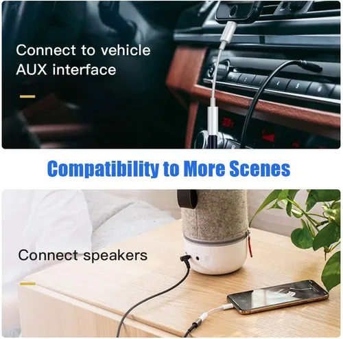 Miniatura 5 de Adaptador Lightning a conector de auriculares de 0.138 in