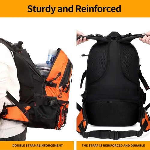 Miniatura 6 de Mochila de senderismo NerIion de 40L, mochila de viaje para hombres y mujeres, mochila impermeable para acampar al aire libre, mochila ligera de día