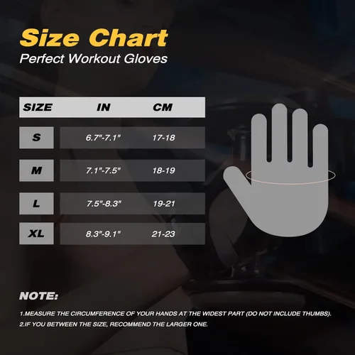 Miniatura 4 de Guantes de entrenamiento con soporte para muñeca para hombres y mujeres, guantes de levantamiento de pesas, antideslizantes, acolchados, sin dedos