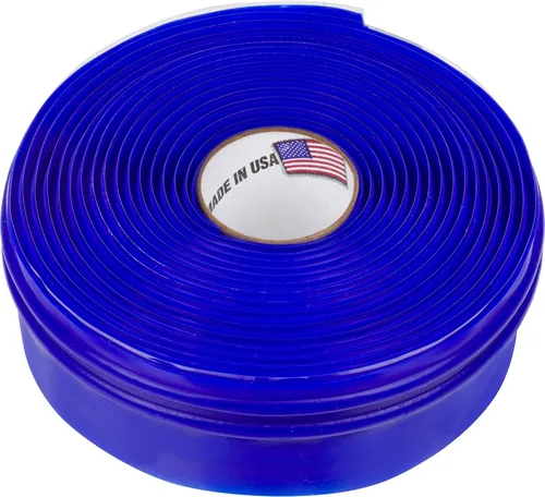Envoltura de agarre de goma de silicona para mangos de herramientas, equipo de fitness y deportes - Grueso de 1.7mm Azul