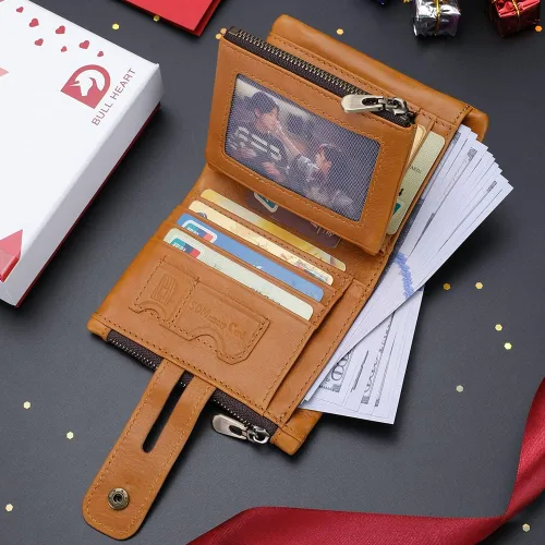 Miniatura 5 de bill heart Billetera BH0002-Cadena, Marrón, Moda