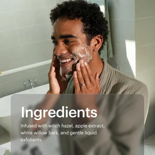 Miniatura 6 de MANSCAPED® Power Shave Gel Gel calmante para la cabeza y la cara para hombre, con hamamelis y exfoliantes líquidos suaves para ayudar a defenderse