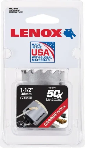 Miniatura 2 de Lenox Sierra perforadora con punta de carburo de 1 1/2 pulgadas (38 mm)