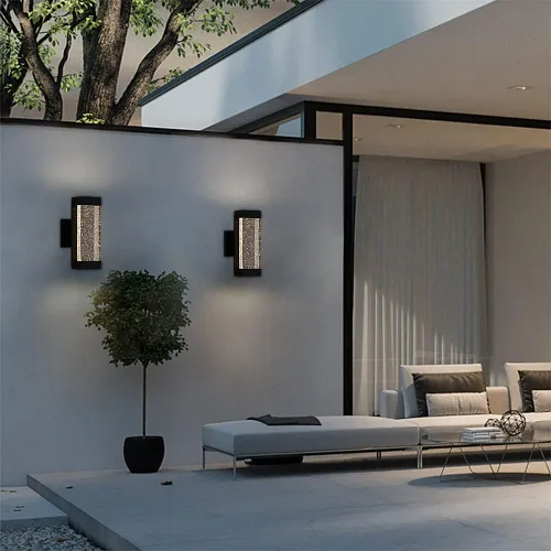 Miniatura 5 de Cerdeco Lámpara de pared moderna de burbujas de cristal, pintada en negro mate, 12 W 3000 K, luz blanca cálida