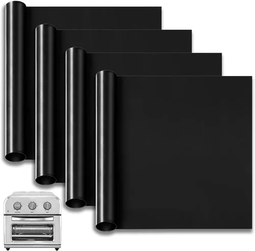 Miniatura 26 de Revestimientos para Horno para la Parte Inferior del Horno, 10"x9.7" Forros Reutilizables Antiadherentes Resistentes al Calor para Tostadora