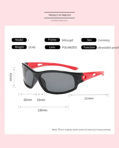 Miniatura 2 de TopG SANPLMG 2 Pack Kids Polarized Sports Sunglasses For Youth Sunglasses Boys Girls Baseball,Cycling,Flexible Frame,Age 5-8