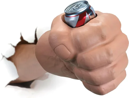 Miniatura 4 de Bigmouth Inc La Bestia gigante con forma de puño, enfriador de bebidas., talla única , Beige