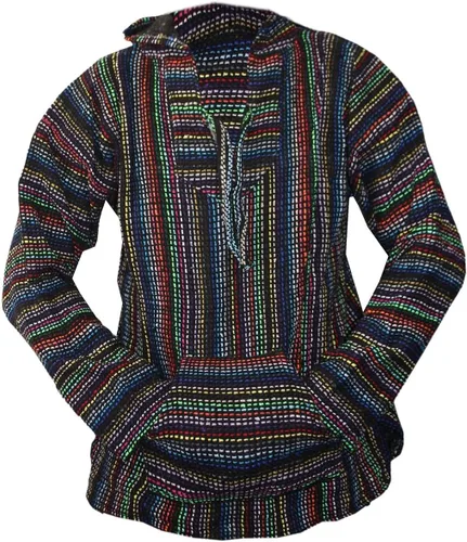 Miniatura 2 de Suéter sin capucha mexicana Baja sin botones unisex, Azul