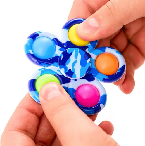 Miniatura 9 de Nutty Toys Fidget Spinner – Juguete sensorial para niños y adultos – Los mejores regalos para aliviar el estrés y la ansiedad 2025, idea única