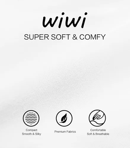 Miniatura 5 de WiWi Bamboo Viscose Nightgowns for Women 34 Sleeve Nightshirts Sleep Shirt Plus Size Sleepwear Pajamas Dress S-4X