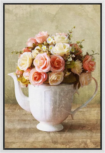 Miniatura 100 de SIGNFORD Lienzo impreso para pared, acuarela, floral, retro, abstracto, naturaleza, desierto, ilustraciones florales botánicas, arte moderno