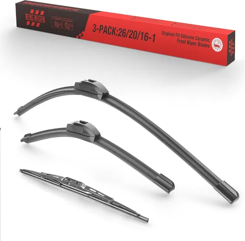 Miniatura 26 de BERG REGEN - Repuesto para limpiaparabrisas de silicona de 16, 14 y 14 pulgadas para Toyota FJ Cruiser 2007-2014, hojas para todo tipo de clima