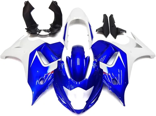 Miniatura 364 de Kit de carenado de inyección azul, negro y blanco para Suzuki GSXR600 GSX750 2006 2007 GSXR 600 GSX-R750 06 07 ABS Carenado de plástico completo