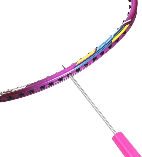Miniatura 6 de PATIKIL Raqueta de bádminton Herramienta de guía de cuerda de raqueta de tenis Rosa Rojo