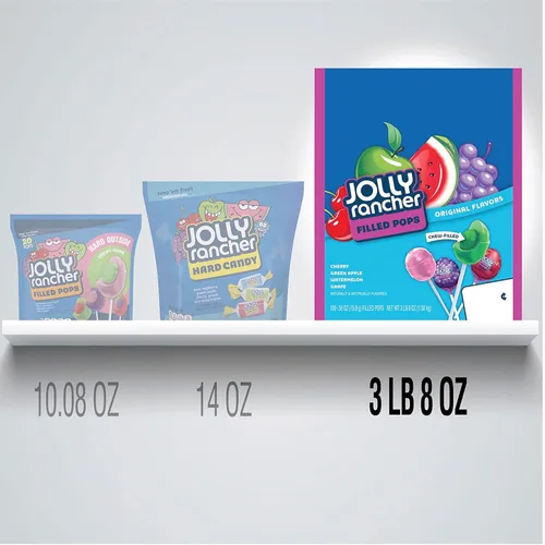 Miniatura 4 de JOLLY RANCHER Filled Pops Surtidos - Caja de dulces con sabor a fruta variada, 56 onzas (100 piezas)