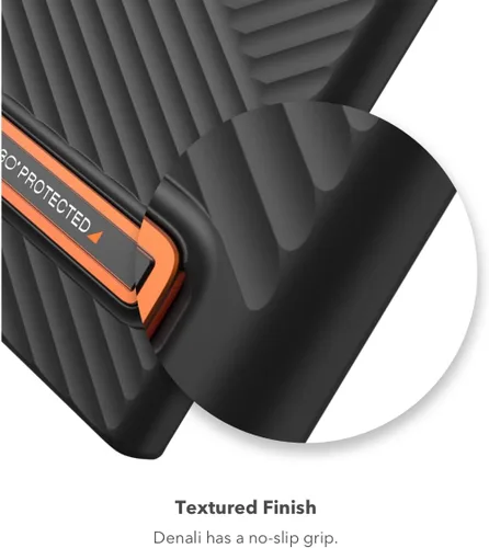 Miniatura 5 de GEAR4 ZAGG Denali Snap - Funda texturizada compatible con iPhone 14 Pro, protección contra caídas D30 para hasta 16 pies, placa trasera reforzada