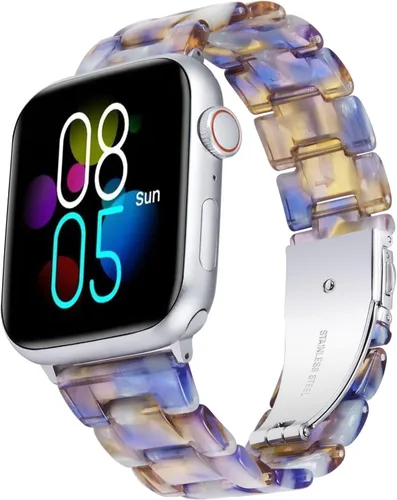 Miniatura 18 de BINLUN Compatible con las bandas de Apple Watch de 38 mm, 40 mm, 41 mm, 42 mm, 44 mm, 45 mm, 46 mm, 49 mm para mujeres y hombres, correas de reloj