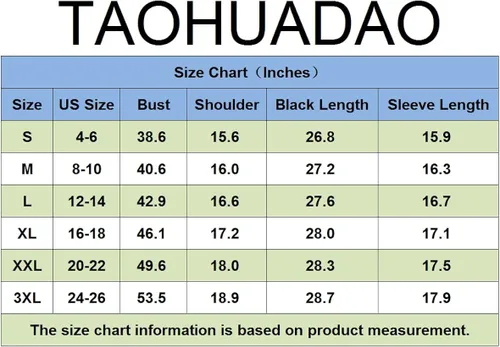 Miniatura 4 de TAOHUADAO Womens 2023 Casual V-Neck Loose Tunic Top for leggings 34 Sleeve Chiffon Blouse Shirt Red Flower Black Tops