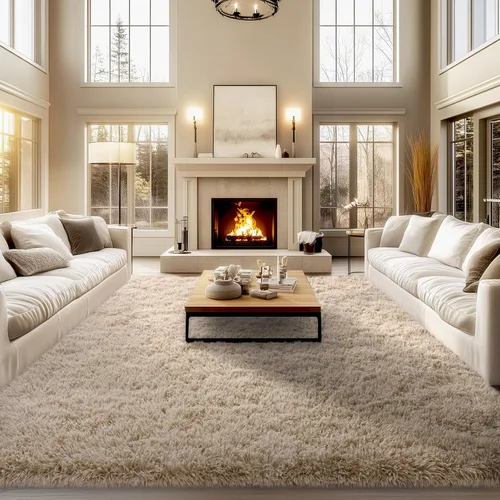 Miniatura 61 de qulint Alfombras de área de 5 x 7 pies para sala de estar, alfombra suave y esponjosa para dormitorio, alfombra de habitación de niños grandes, Gris