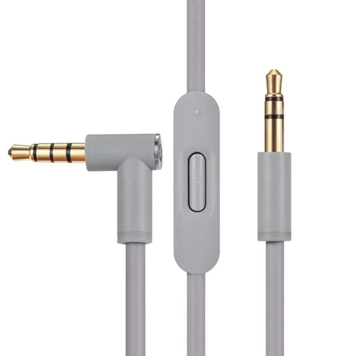 Miniatura 7 de cipher Cable de audio de repuesto, compatible con auriculares Beats, modelos Studio Solo Pro Detox Mixr Executive Pill, con micrófono en línea