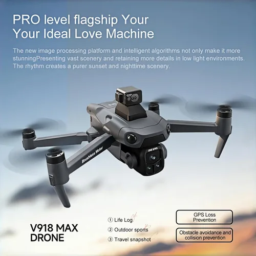 Miniatura 2 de Drone GPS con cámara 8K para adultos, evita obstáculos, controlador de pantalla grande 5G, sígueme, 3 baterías 75 minutos de tiempo de vuelo, zoom