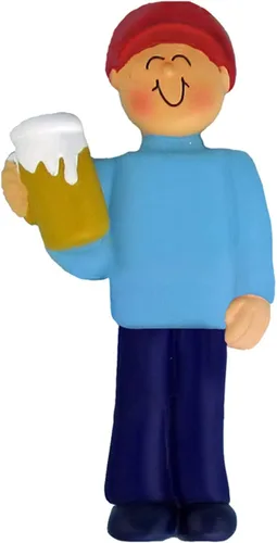 Miniatura 2 de Adornos personalizados de cerveza 2024 – Adorno de Navidad personalizado para bebedores de cerveza, adornos de Navidad para amantes de la cerveza