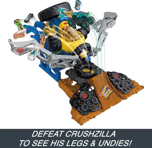 Miniatura 4 de Hot Wheels Monster Trucks Arena Smashers Mega-Wrex vs. Crushzilla Takedown
