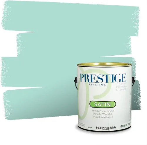 Miniatura 219 de Pintura Exterior + imprimación PRESTIGE, todo-en-uno, 1 galón, acabado mate, color comparable al Valspar* Royal Gray* VS151-Gris real
