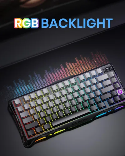 Miniatura 4 de GravaStar Mercury K1 75% Wireless Mechanical Gaming Keyboard, with Mercury M1 Pro Wireless Gaming Mice