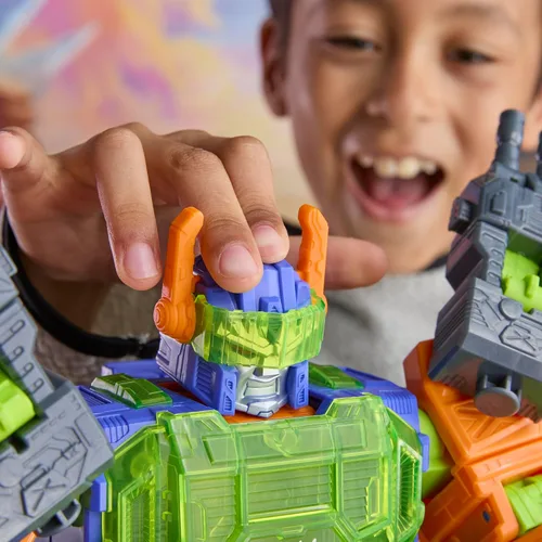 Miniatura 10 de Transformers CYBERWORLD - Juego de batalla Scorponok Strike, juego de figuras de acción de conversión con luces y sonidos, juguetes robot para niños