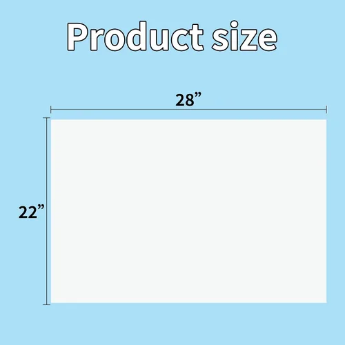 Miniatura 2 de pmybupo 50 tableros de póster blancos de 22"×28", tablero de póster de valor para proyectos de manualidades escolares, presentación, dibujo