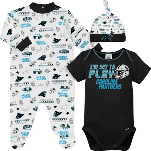 Miniatura 7 de Gerber Conjunto de regalo unisex para bebé con pies de equipo de la NFL para dormir y jugar
