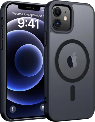 Miniatura 71 de FNTCASE Funda para iPhone 13 Pro: Fundas magnéticas translúcidas mate delgadas con protector de pantalla de vidrio templado